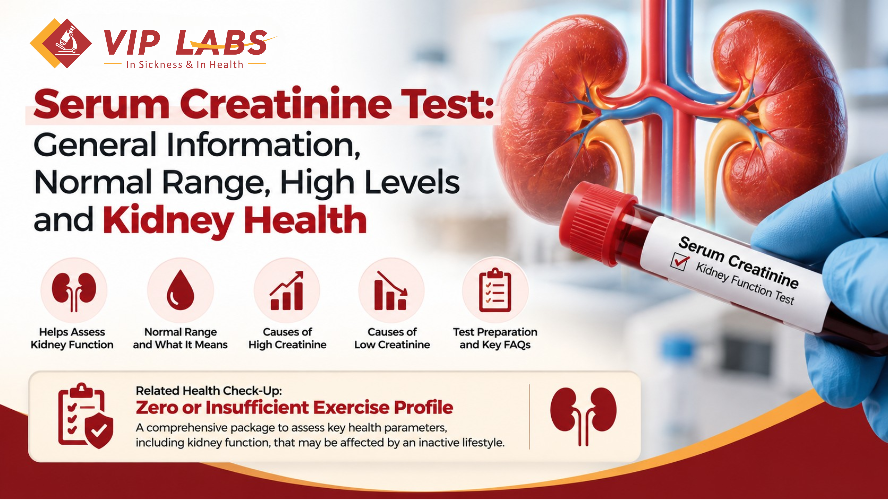 Serum Creatinine Test: General Information, Normal Range, High Levels and Kidney Health